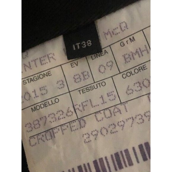 NWT $1600 MCQ BY ALEXANDER MCQUEEN LEOPARD CALF HAIR COAT SIZE IT 38 US 4 - Picture 10 of 10